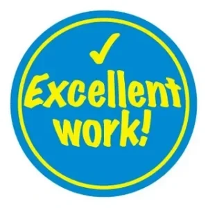 Excellent Work badge